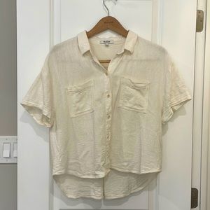 Madewell Linen Mix Top